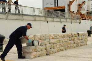 Packages of cocaine seized by the USCG
