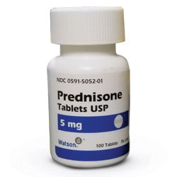 Prednisone bottle