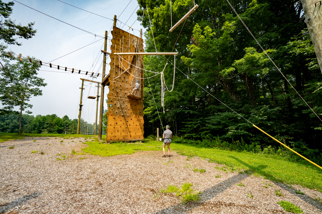 Swift River ropes course