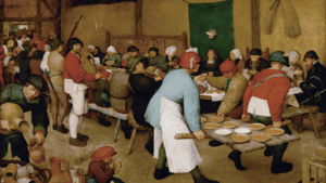 The Peasant Wedding by Pieter Bruegel the Elder, 1567